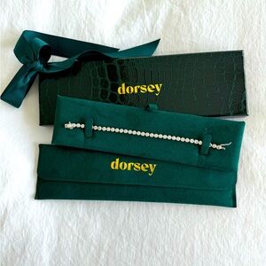 Dorsey James Bezel 3.25MM Lab-Grown White Sapphire Rivière Bracelet - 6.5 inches